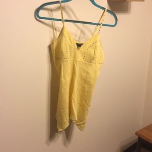 Asymmetrical flowy tank embellished tank!